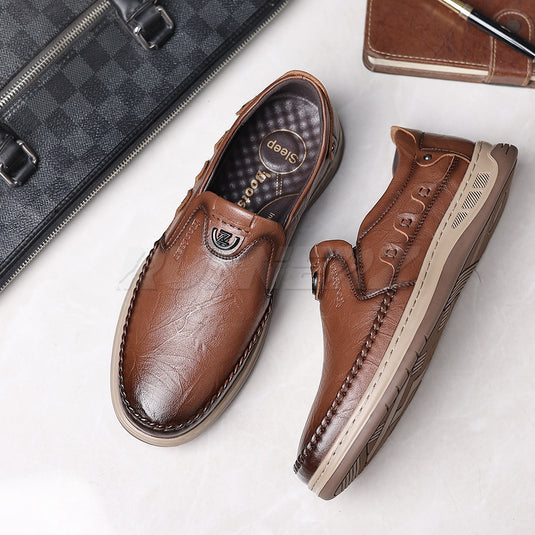 Buy Chester Men’s Leather Slip-On Shoes Online in Pakistan – Premium Comfort, Style & Durability T-7808