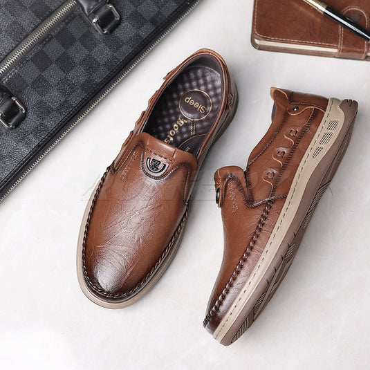 Buy Chester Men’s Leather Slip-On Shoes Online in Pakistan – Premium Comfort, Style & Durability T-7808