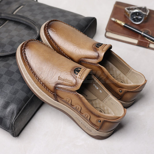 Buy Chester Men’s Leather Slip-On Shoes Online in Pakistan – Premium Comfort, Style & Durability T-7808