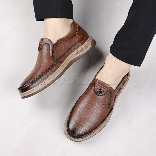 Buy Chester Men’s Leather Slip-On Shoes Online in Pakistan – Premium Comfort, Style & Durability T-7808