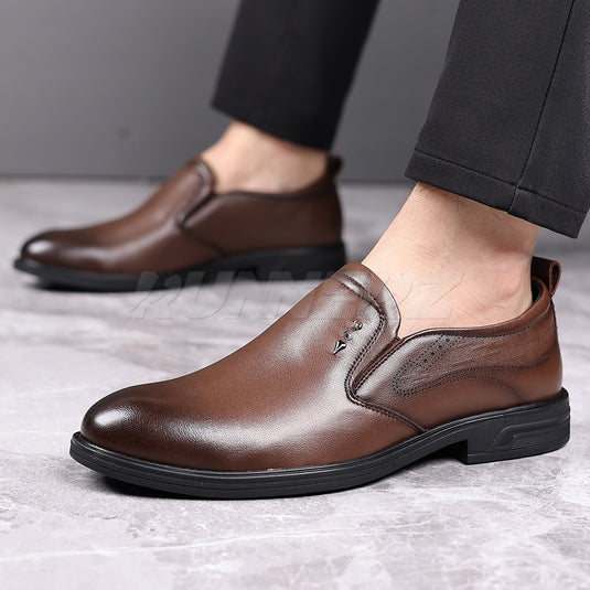 Viceroy LuxeFormals – Premium Slip-On Leather Shoes for Men | Comfort & Style T-7801