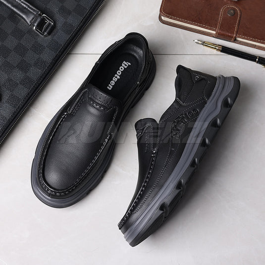 Buy Lightweight Genuine Leather Slip-On Shoes for Men in Pakistan | Medicated Comfort | Flat 20% OFF + Free Delivery Nationwide - SKU-7815