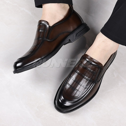 Ambassador Executive Men’s Dress Shoes in Pakistan | Premium Formal Slip-On Office & Wedding Shoes | SKU-7812