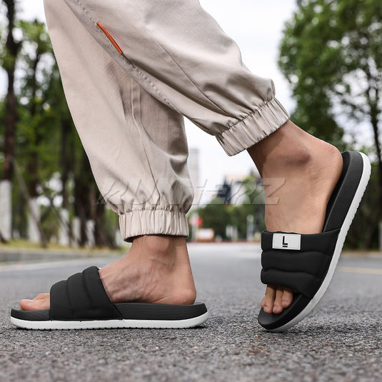 Runnerz Lite Cushioned Cloud Slides for Men – Premium Medicated Comfort Slippers in Pakistan | SKU-250901