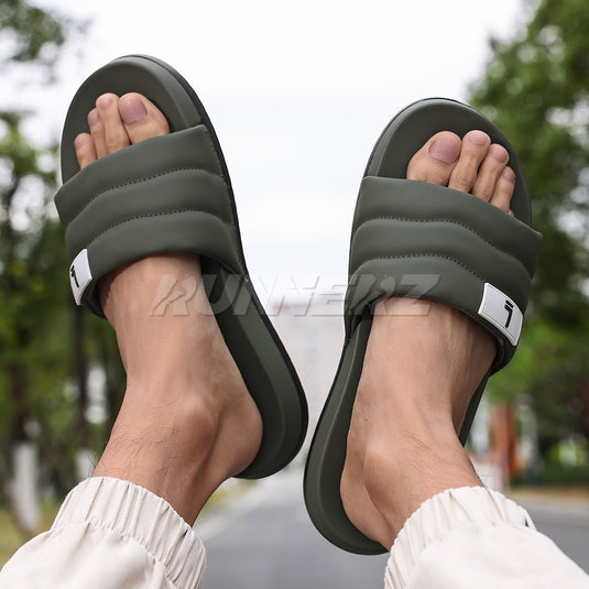 Runnerz Lite Cushioned Cloud Slides for Men – Premium Medicated Comfort Slippers in Pakistan | SKU-250901