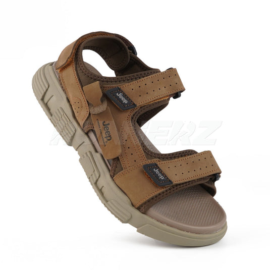 Jeep Xtreme Men's Hiking Sandals - Waterproof, Leather Outdoor Sandals in Pakistan - 4268