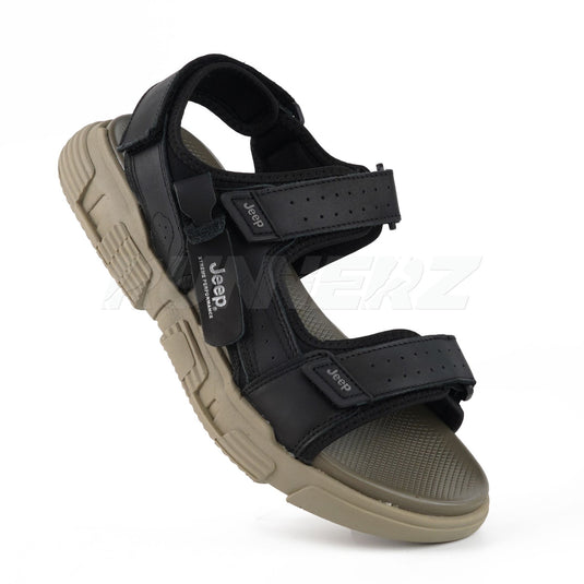 Jeep Xtreme Men's Hiking Sandals - Waterproof, Leather Outdoor Sandals in Pakistan - 4268