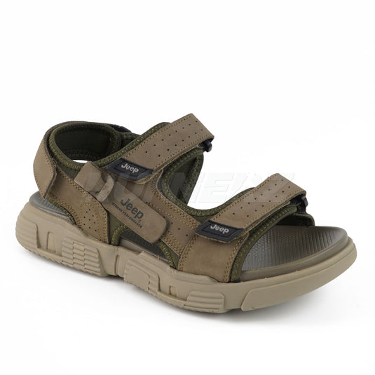 Jeep Xtreme Men's Hiking Sandals - Waterproof, Leather Outdoor Sandals in Pakistan - 4268
