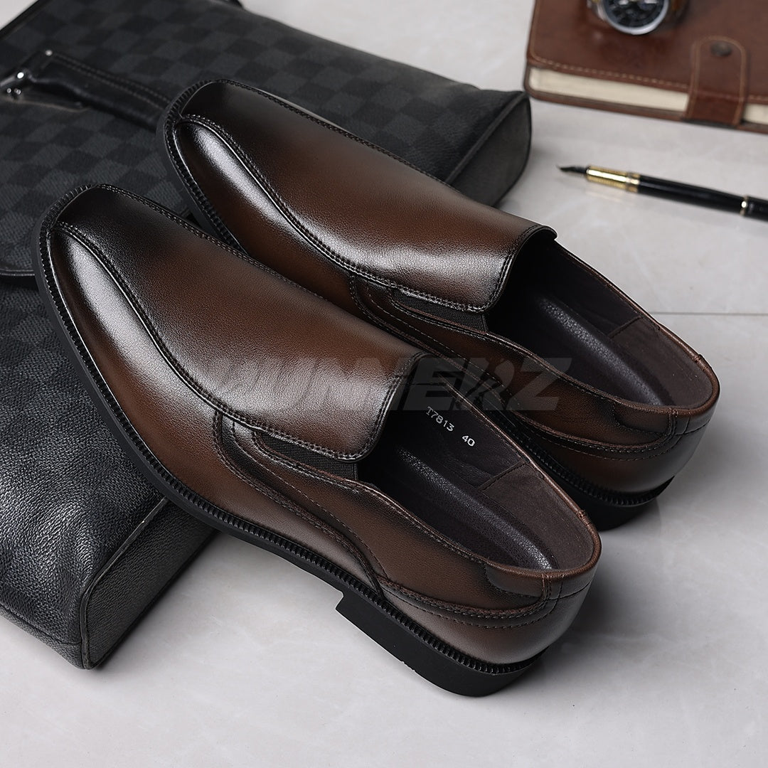 Marwell Genuine Leather Formal Shoes for Men in Pakistan | Premium Slip-On Business Shoes | Flat 10% OFF + Free Delivery | SKU-7813 Secondary image