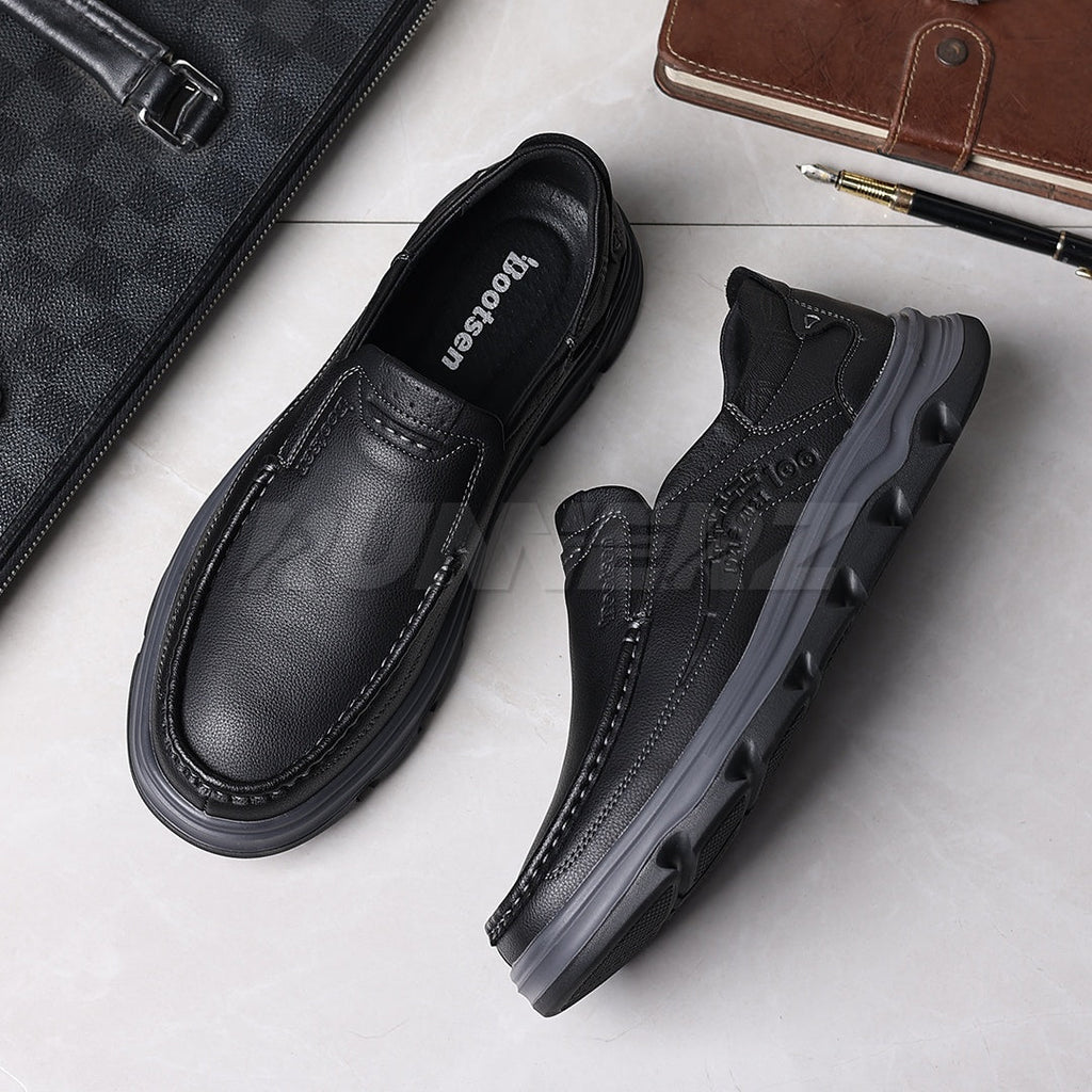 Buy Lightweight Genuine Leather Slip-On Shoes for Men in Pakistan | Medicated Comfort | Flat 20% OFF + Free Delivery Nationwide - SKU-7815