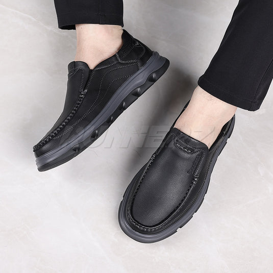 Buy Lightweight Genuine Leather Slip-On Shoes for Men in Pakistan | Medicated Comfort | Flat 20% OFF + Free Delivery Nationwide - SKU-7815