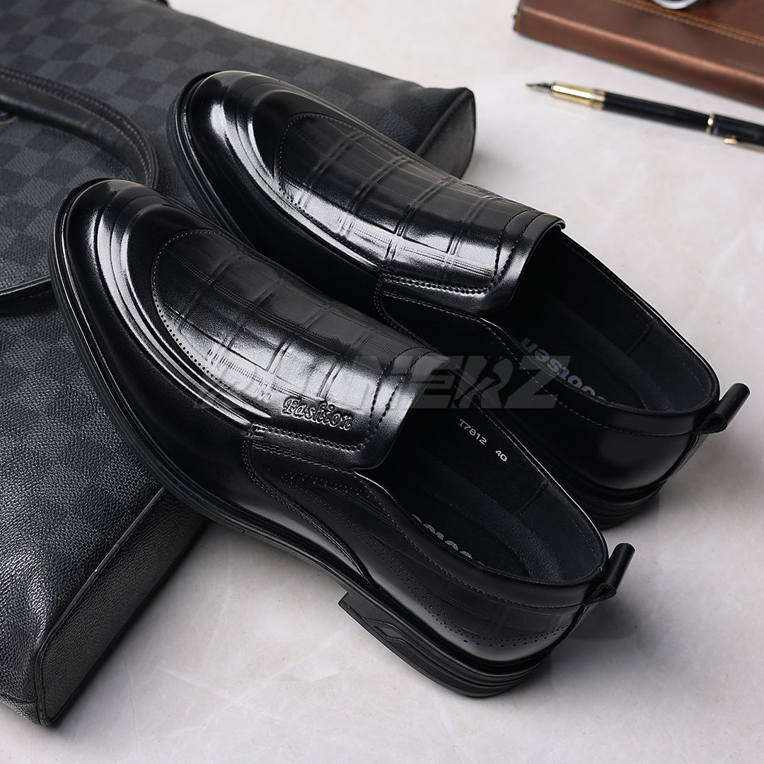 Ambassador Executive Men’s Dress Shoes in Pakistan | Premium Formal Slip-On Office & Wedding Shoes | SKU-7812 Secondary image