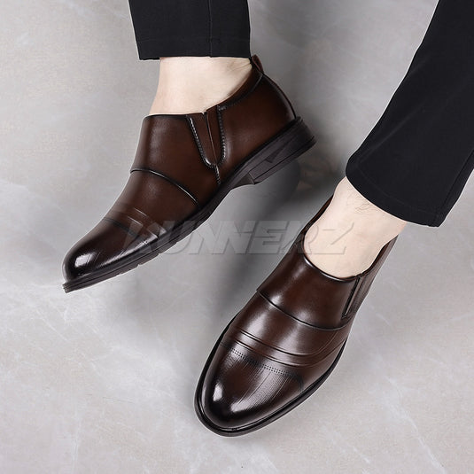 Buy Velroy Men’s Formal Dress Shoes in Pakistan – luxury slip-ons for office & business | SKU-7810
