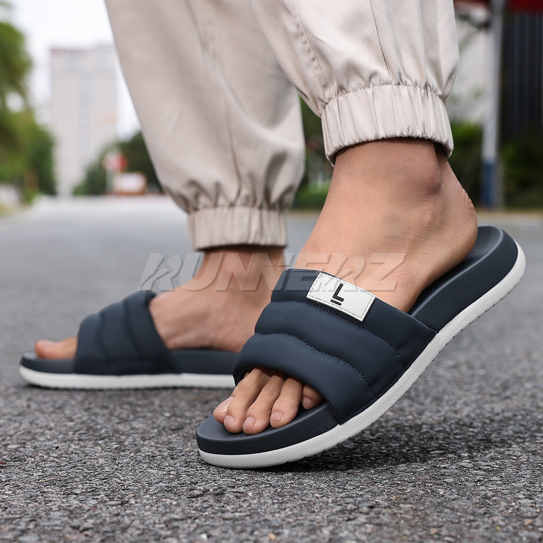 Runnerz Lite Cushioned Cloud Slides for Men – Premium Medicated Comfort Slippers in Pakistan | SKU-250901 Secondary image