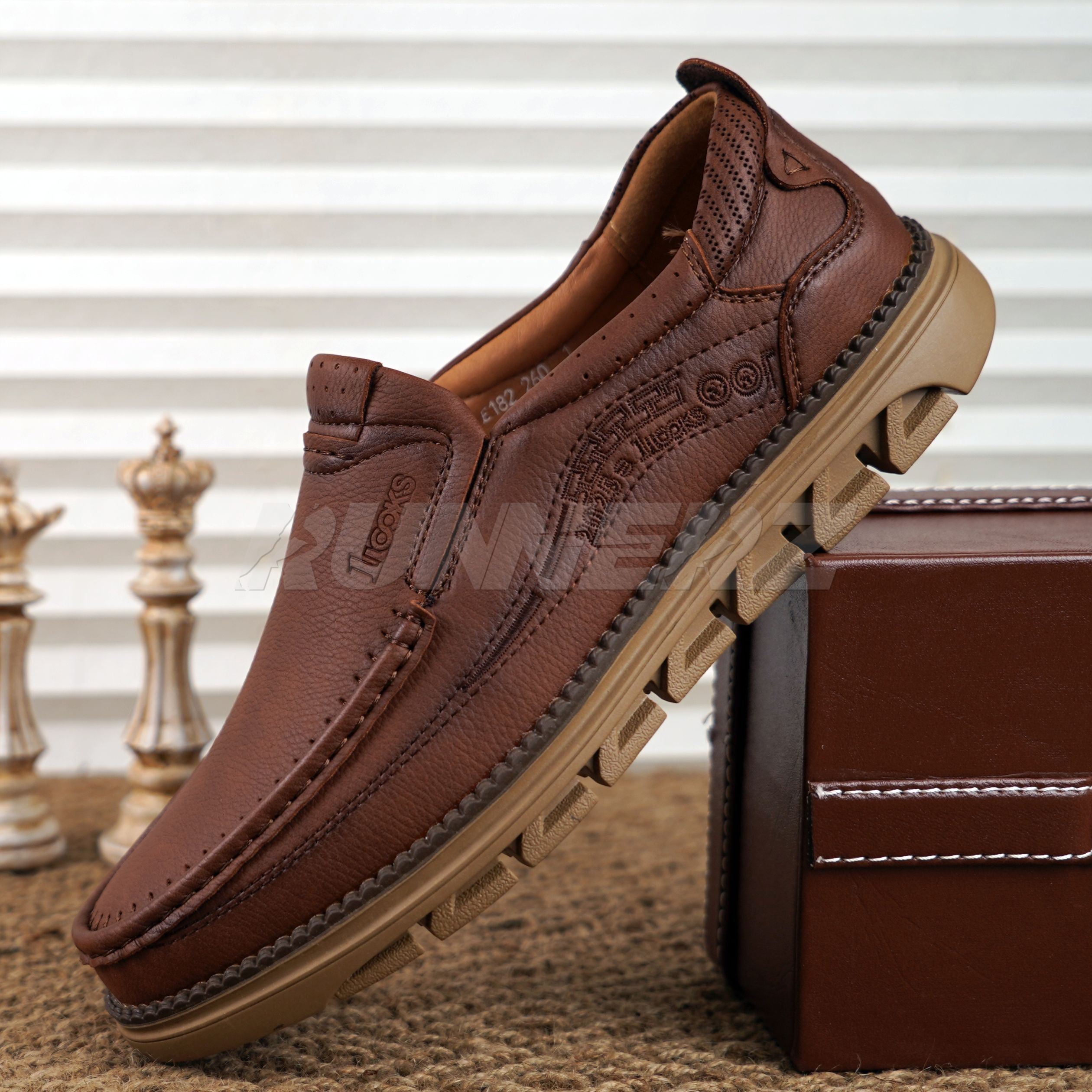 Leather casual shoes on sale