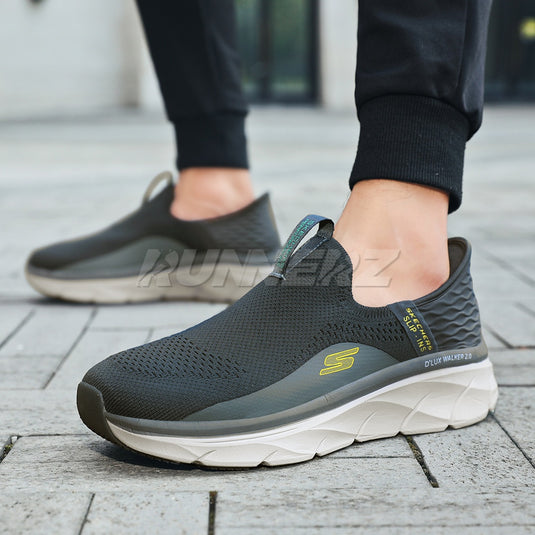 Runnerz Slip-Ins D’Lux Walker Walking Shoes for Men | Hands-Free Comfort & Diabetic Support in Pakistan | SKU-F920