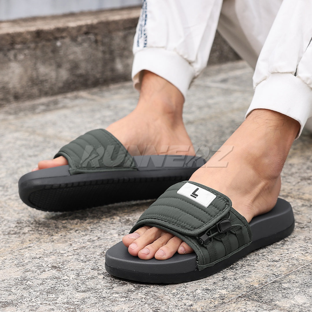 Lite Adjustable Slides for Men in Pakistan - Premium Medicated Comfort | SKU-250902 Secondary image