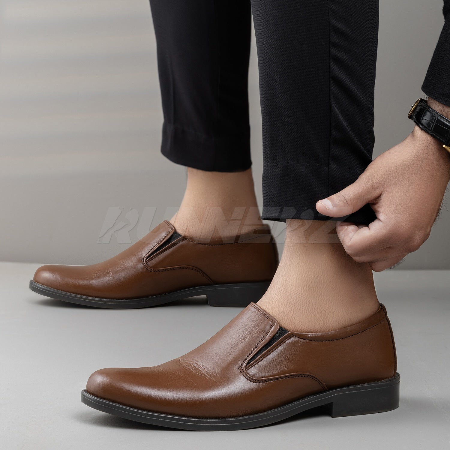 Vintage Franco – Men's Formal Leather Shoes in Pakistan | Premium Slip-On for Office & Events - 820 Secondary image
