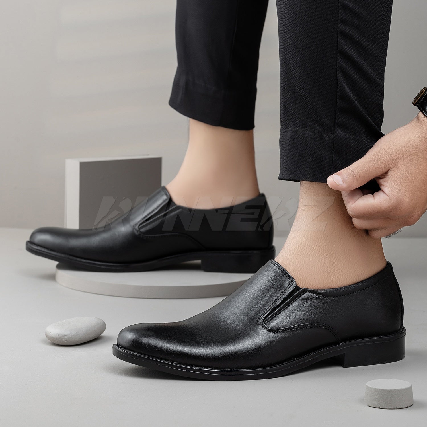 Vintage Franco – Men's Formal Leather Shoes in Pakistan | Premium Slip-On for Office & Events - 820