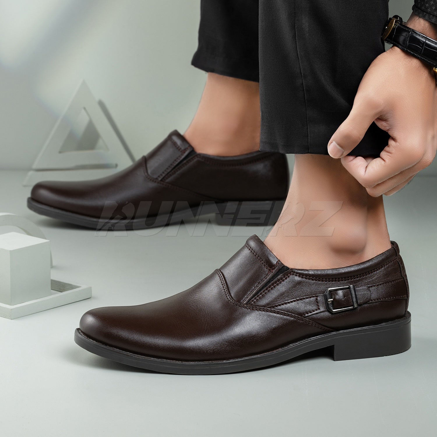 Victory Slip-On – Best Men’s Leather Formal Shoes in Pakistan | Buy Now - 812 Secondary image