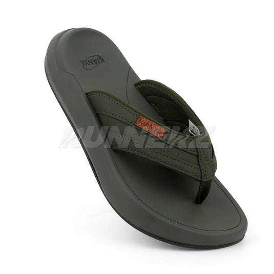 KIANYA Men's Premium Leather Flip Flops with Medicated Cushioning - Crafted in Thailand - JY2024-3