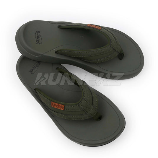 KIANYA Men's Premium Leather Flip Flops with Medicated Cushioning - Crafted in Thailand - JY2024-3