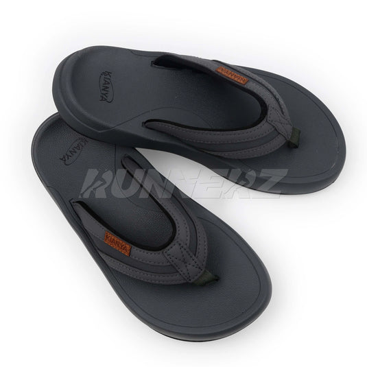 KIANYA Men's Premium Leather Flip Flops with Medicated Cushioning - Crafted in Thailand - JY2024-3