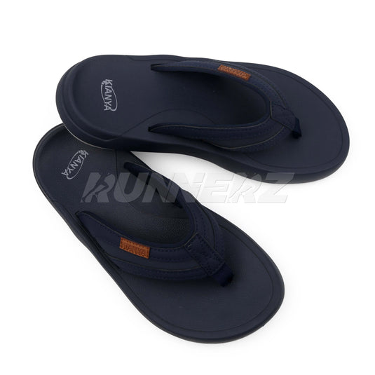 KIANYA Men's Premium Leather Flip Flops with Medicated Cushioning - Crafted in Thailand - JY2024-3