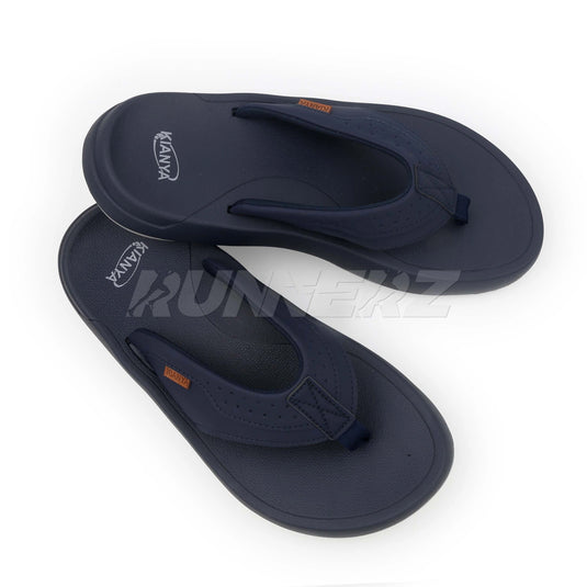 KIANYA Men's High-Quality Leather Flip Flops with Medicated Cushioning - Made in Thailand - JY2024-1