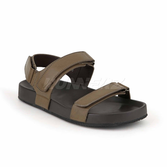 Runnerz Men’s Cushioned Sandals with Arch Support | Premium Leather Non-Slip Sandals Pakistan | SKU-819-1
