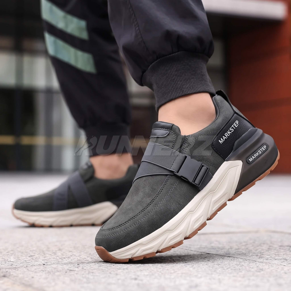 Runnerz Buckle Strap Sneakers for Men | SKU-A01